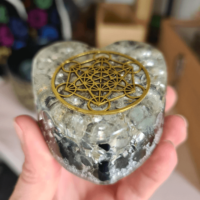 Coeur Tourmaline Métatron 