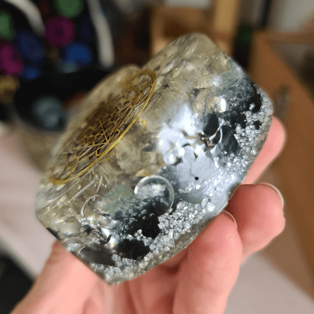 Coeur Tourmaline Métatron 