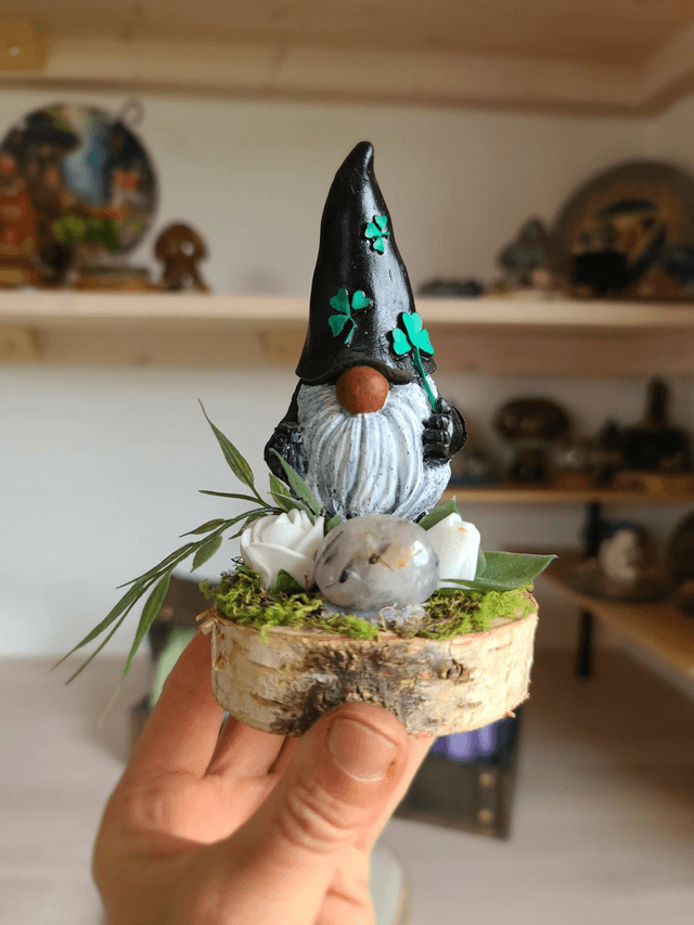 Gédeon 🖤 Gnome gardien du marais 