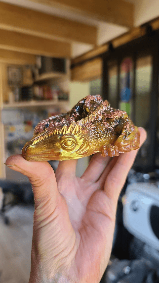 Dragon endormi Confiance et Protection ✨️🐉 Élément Terre