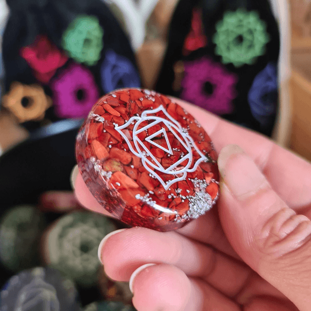 1 Chakra galet de poche