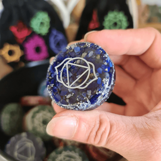 1 Chakra galet de poche