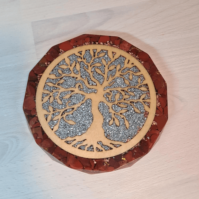 Arbre de vie Jaspe rouge 