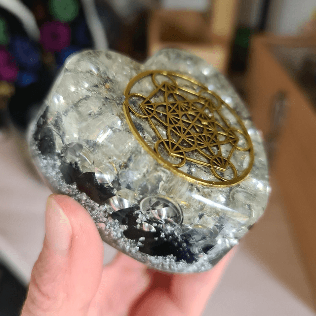 Coeur Tourmaline Métatron 