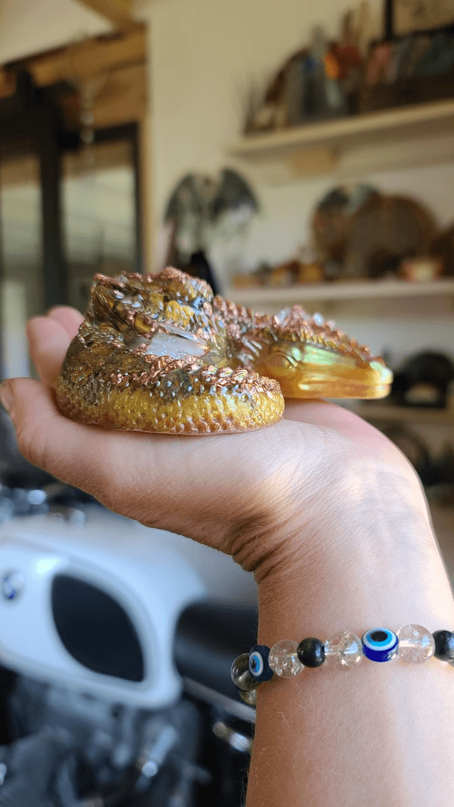 Dragon endormi Confiance et Protection ✨️🐉 Élément Terre