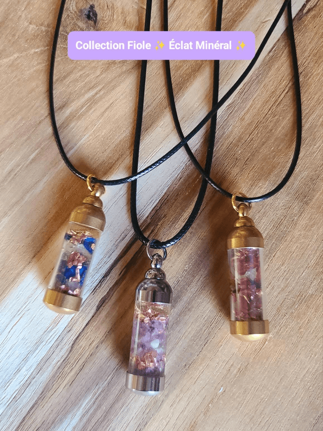Collection Fiole ✨️ "Éclat Minéral"