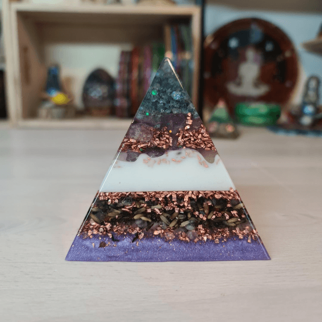 Pyramide apaisement lavande Améthyste 