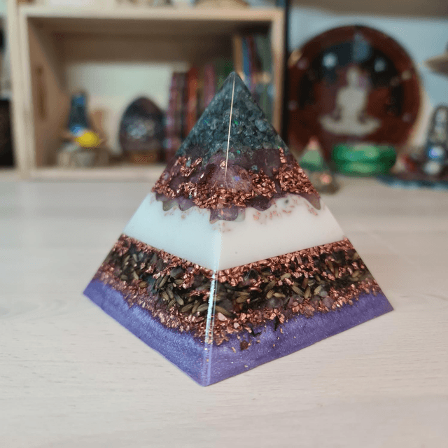 Pyramide apaisement lavande Améthyste 
