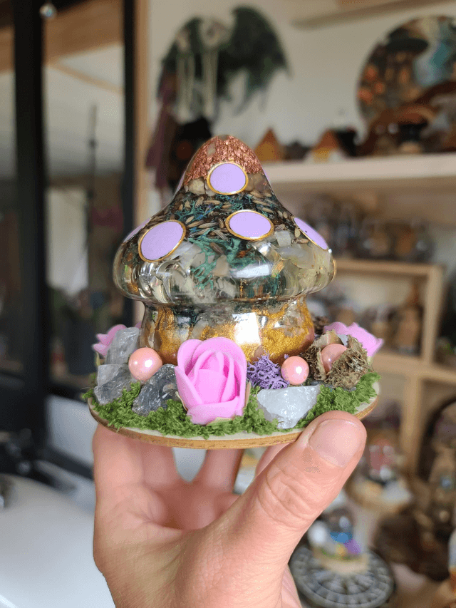 Maison champignon🍄Au clair de lune🌙 