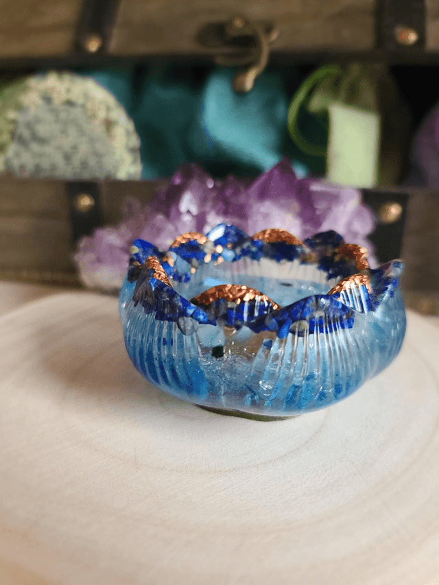 Bougeoir Lumina 💙 Lapis-lazuli 