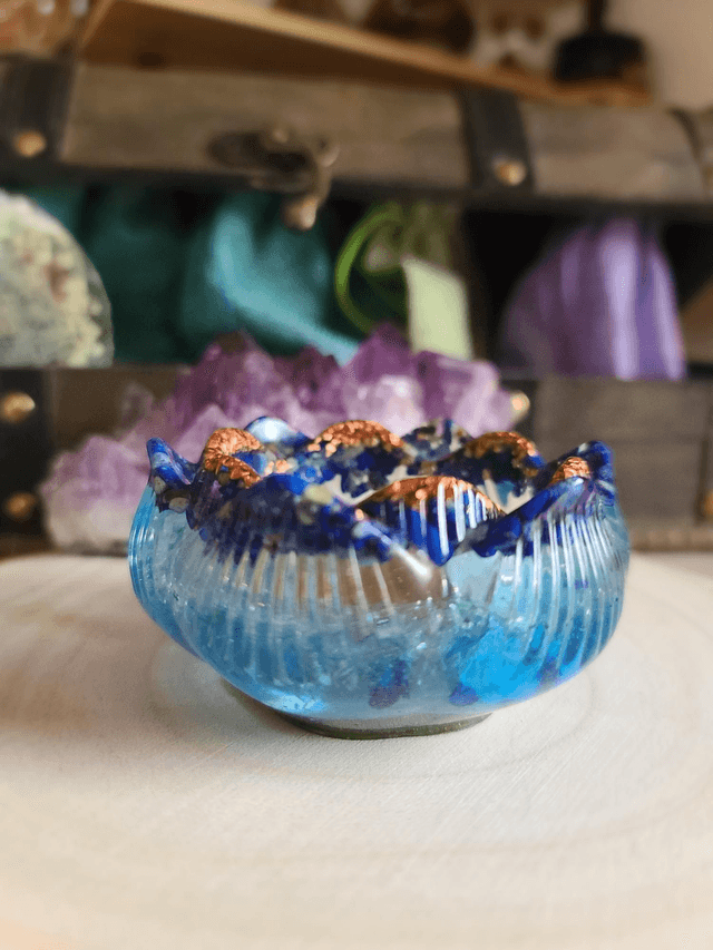 Bougeoir Lumina 💙 Lapis-lazuli 