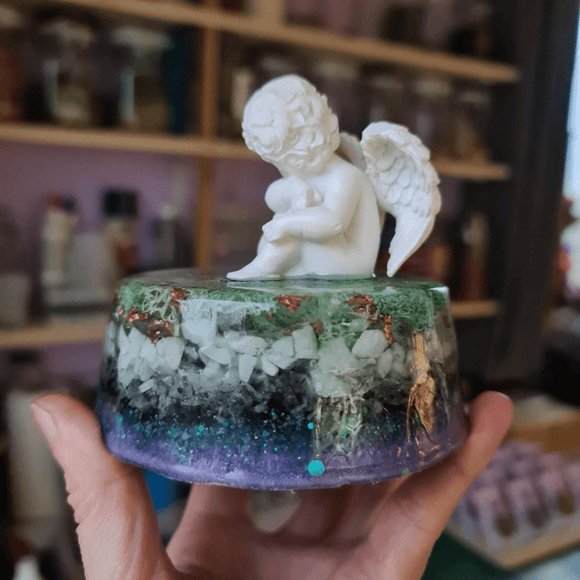 Ange Fleur de vie "Instant présent"