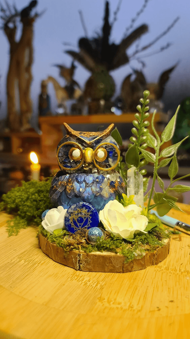 Hibou 💙 Sagesse et Intuition 🦉✨️
