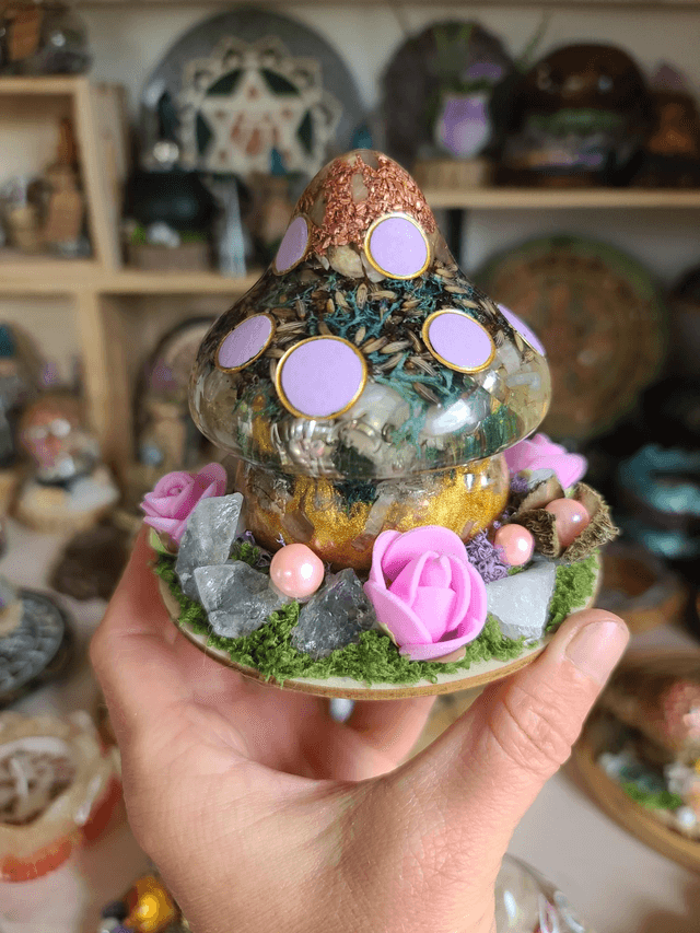 Maison champignon🍄Au clair de lune🌙 