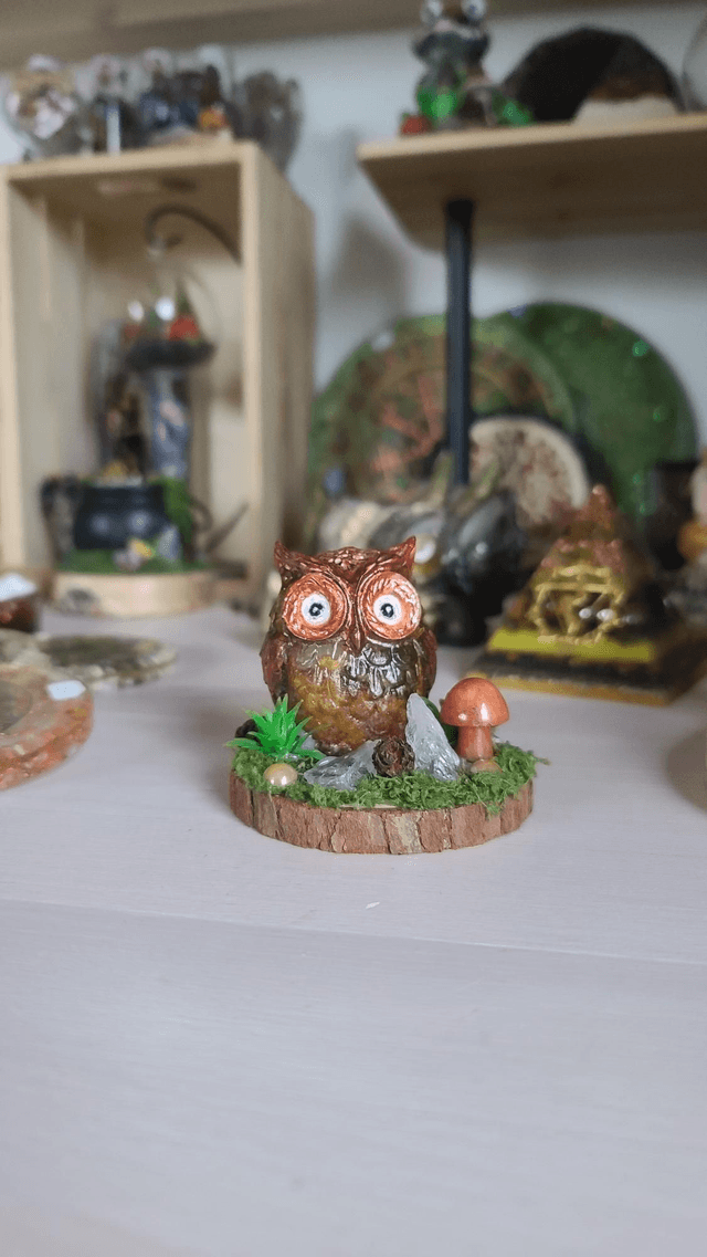 Hibou 🍂 Œil de tigre 
