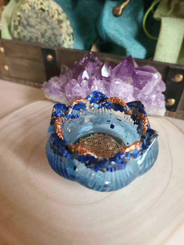 Bougeoir Lumina 💙 Lapis-lazuli 