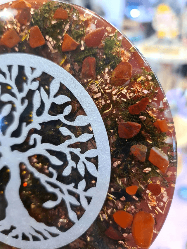 Arbre de vie Jaspe rouge 15cm
