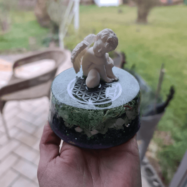 Ange Fleur de vie "Instant présent"