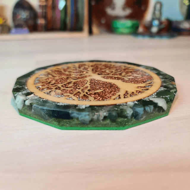Arbre de vie Agate arbre et mousse