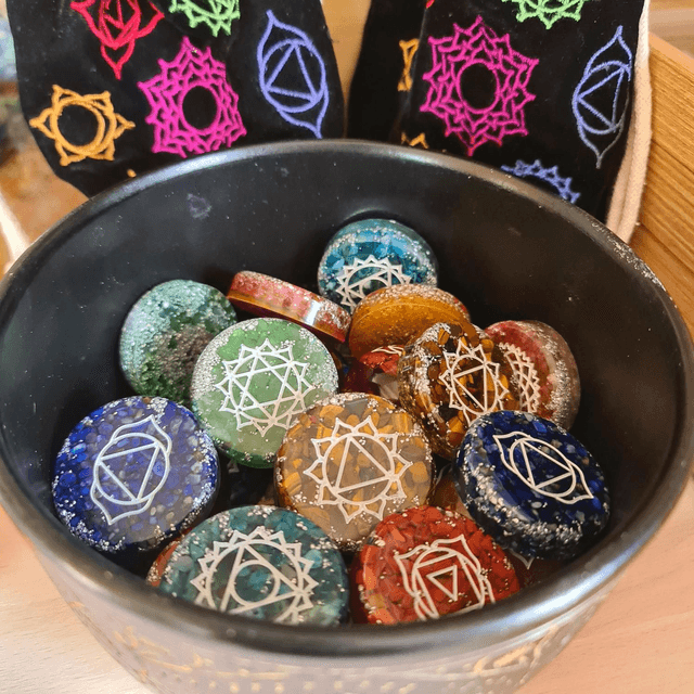 1 Chakra galet de poche