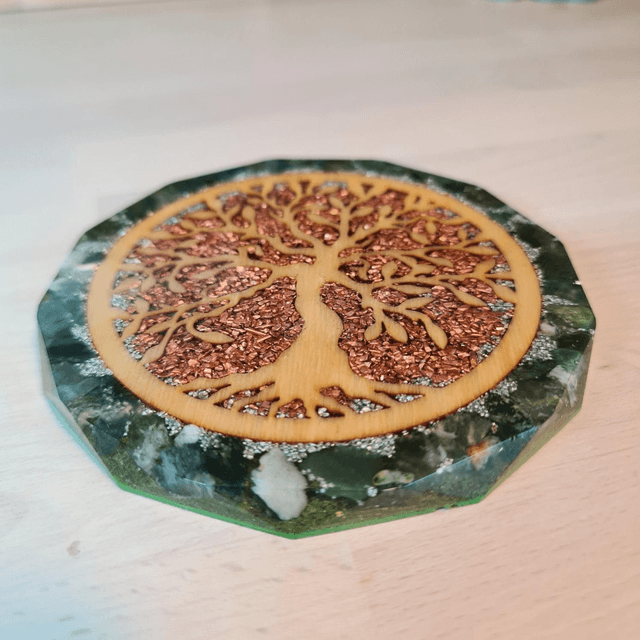 Arbre de vie Agate arbre et mousse
