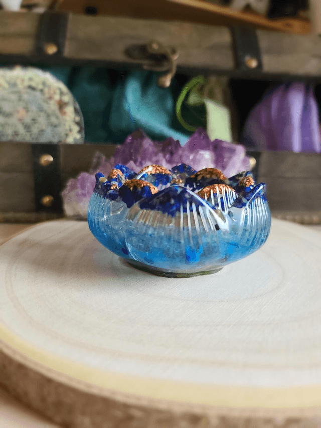 Bougeoir Lumina 💙 Lapis-lazuli 