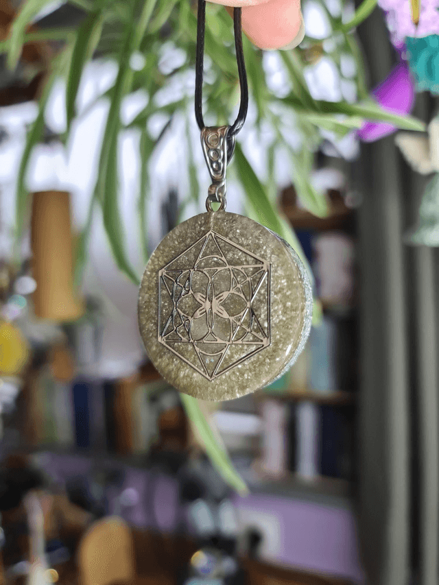 Amulette Fleur de vie Salomon Quartz