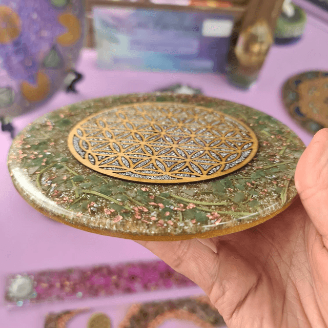 Fleur de vie Aventurine Protection Romarin 