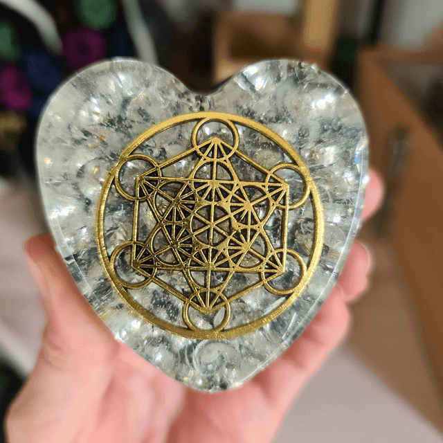 Coeur Tourmaline Métatron 
