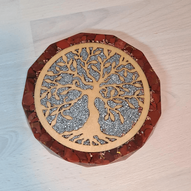 Arbre de vie Jaspe rouge 