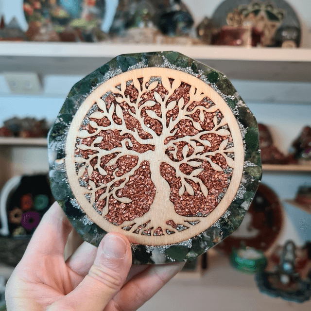 Arbre de vie Agate arbre et mousse