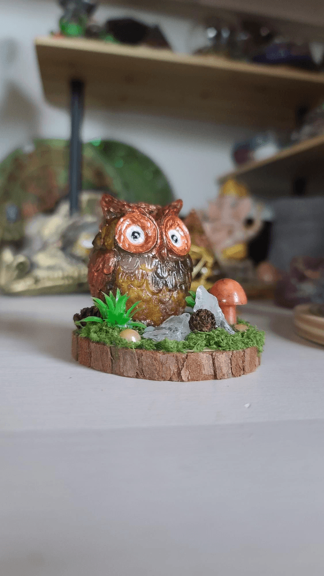 Hibou 🍂 Œil de tigre 