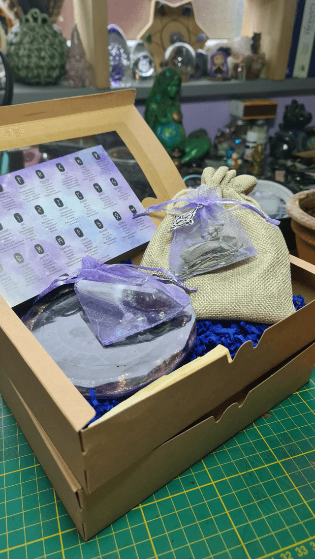 Coffret Divination "L'Étoile Violette"